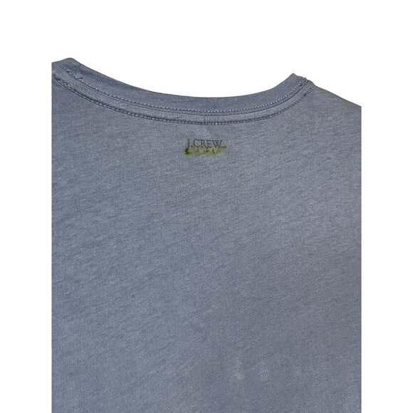 J. Crew Glitter Chill Graphic Tee in Blue XLarge Girls New Womens Long Sleeve - Picture 4 of 6